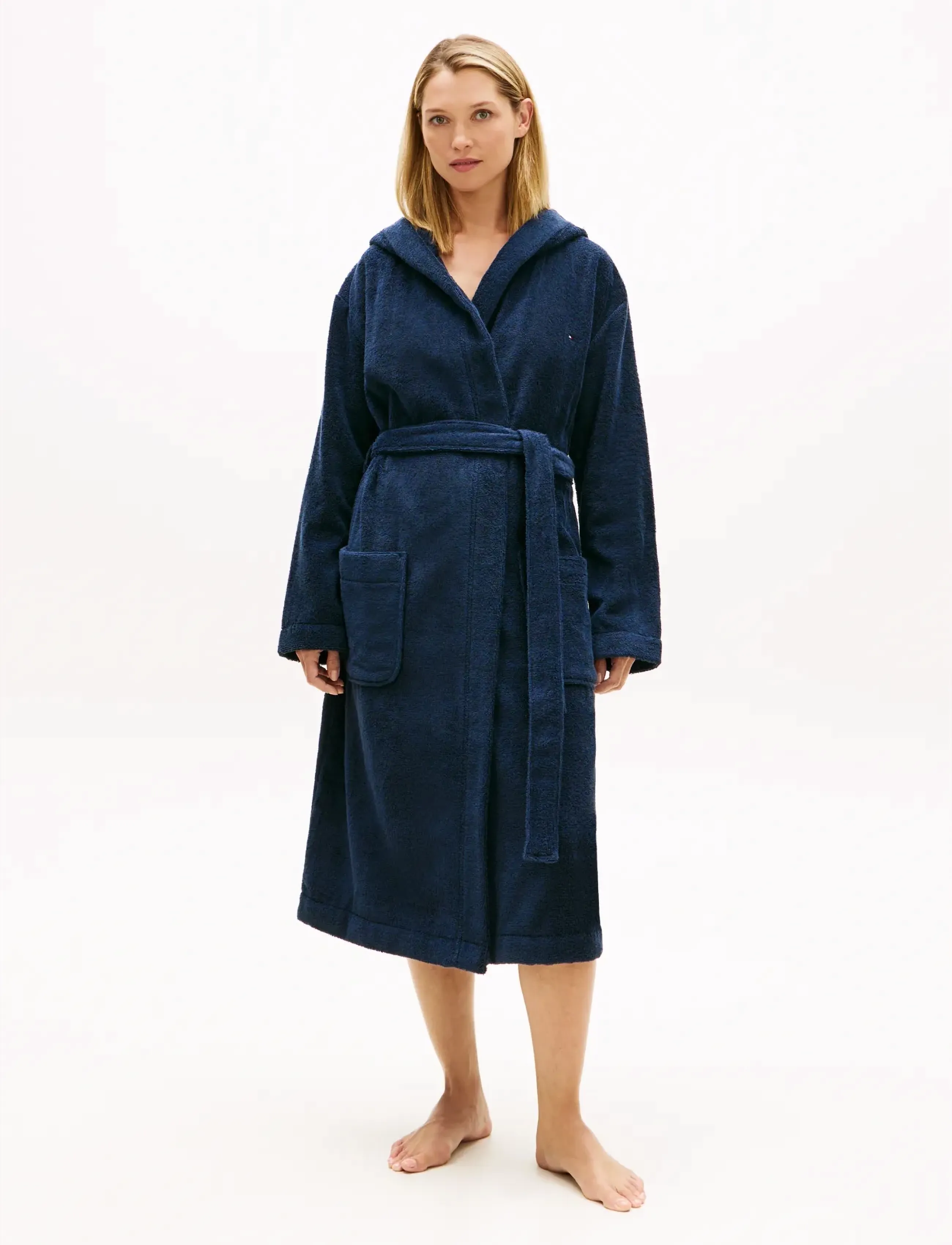 Tommy Hilfiger TOWELLING BATHROBE - Tommy Hilfiger - DARK NIGHT NAVY / navy