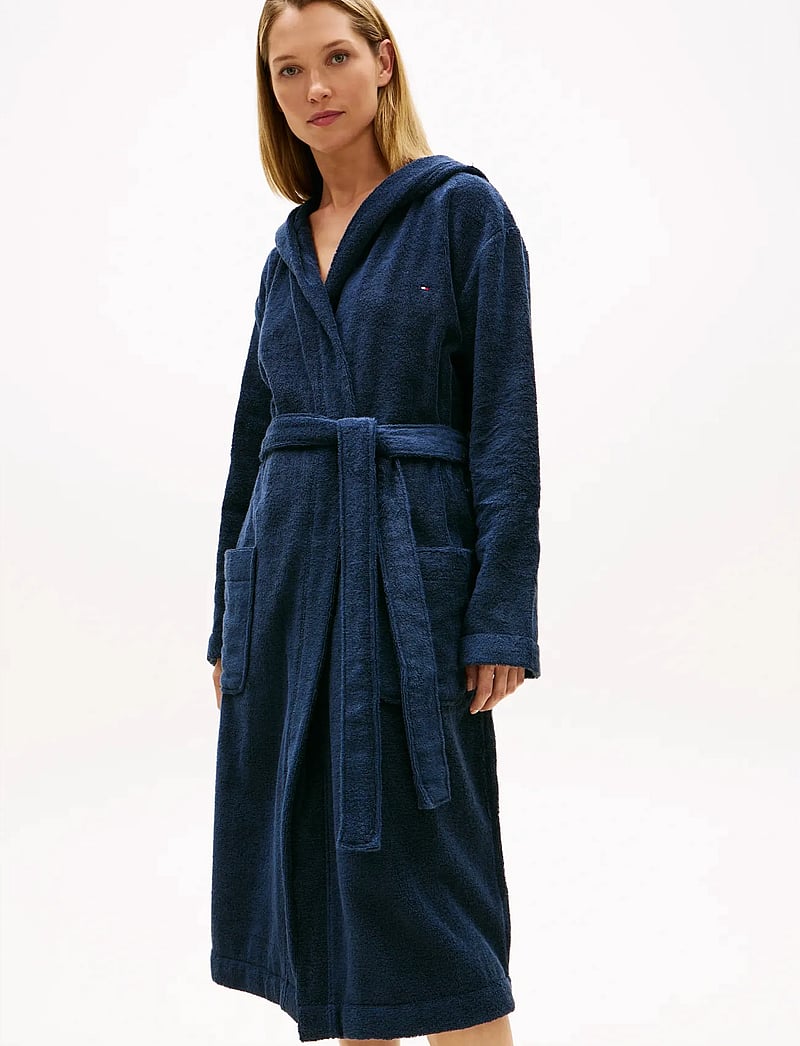 Tommy Hilfiger - TOWELLING BATHROBE - morgenkåber - dark night navy - 3