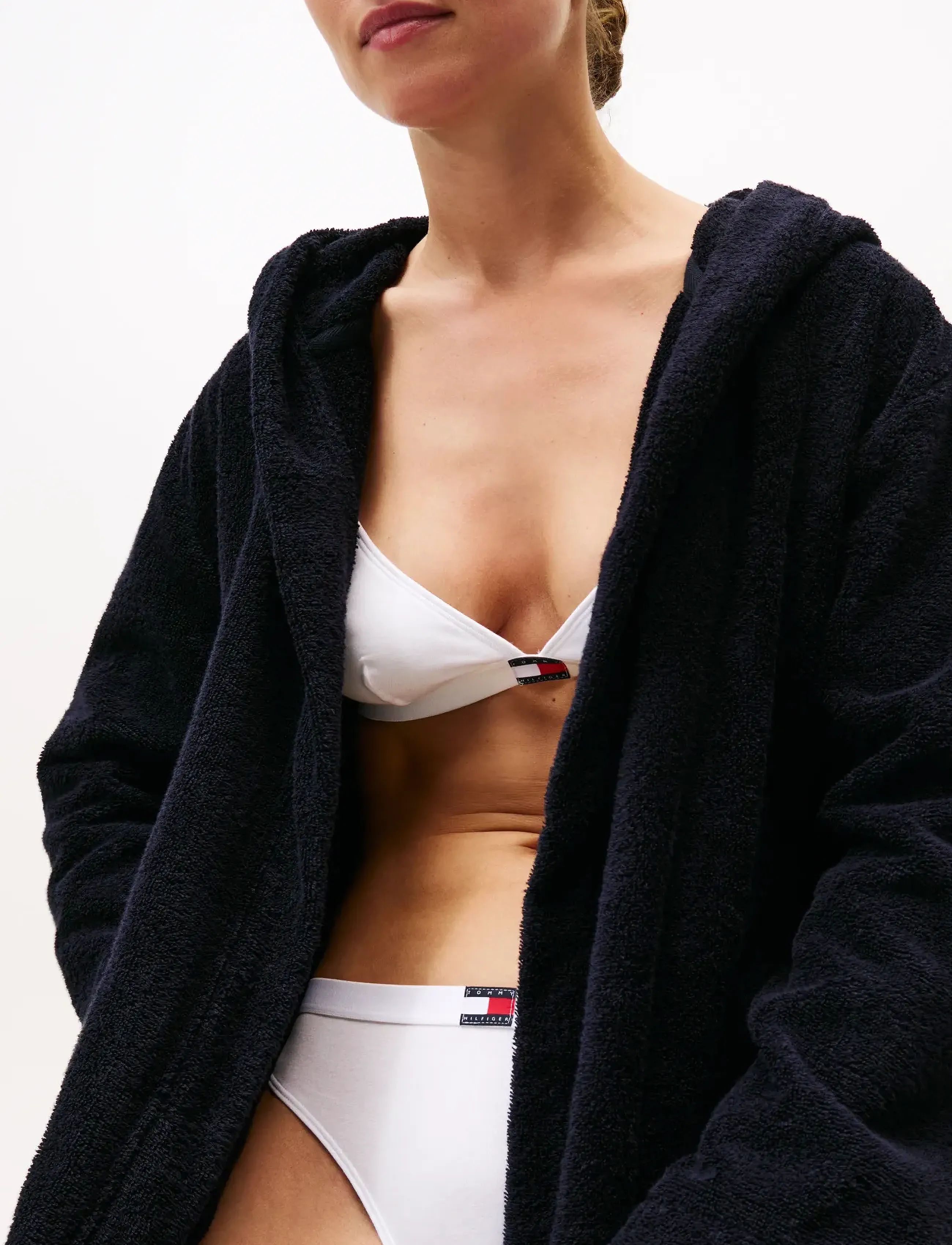 Tommy Hilfiger - TOWELLING BATHROBE - fødselsdagsgaver - desert sky - 2