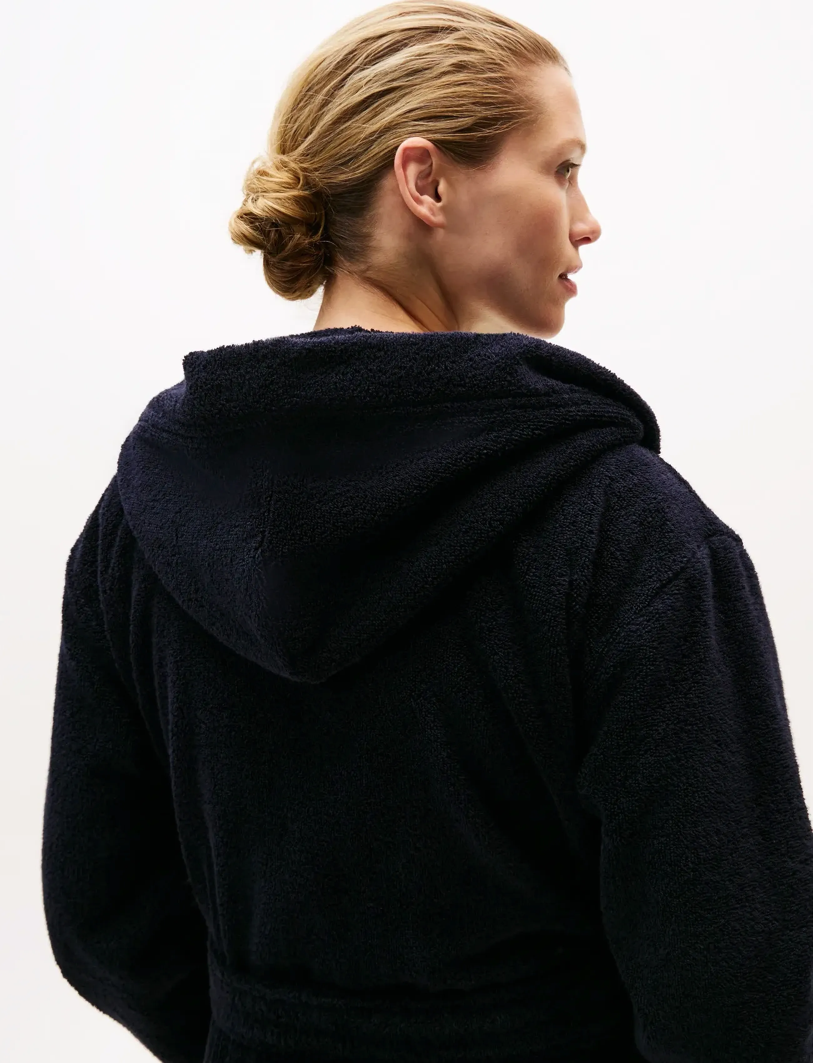 Tommy Hilfiger - TOWELLING BATHROBE - fødselsdagsgaver - desert sky - 3