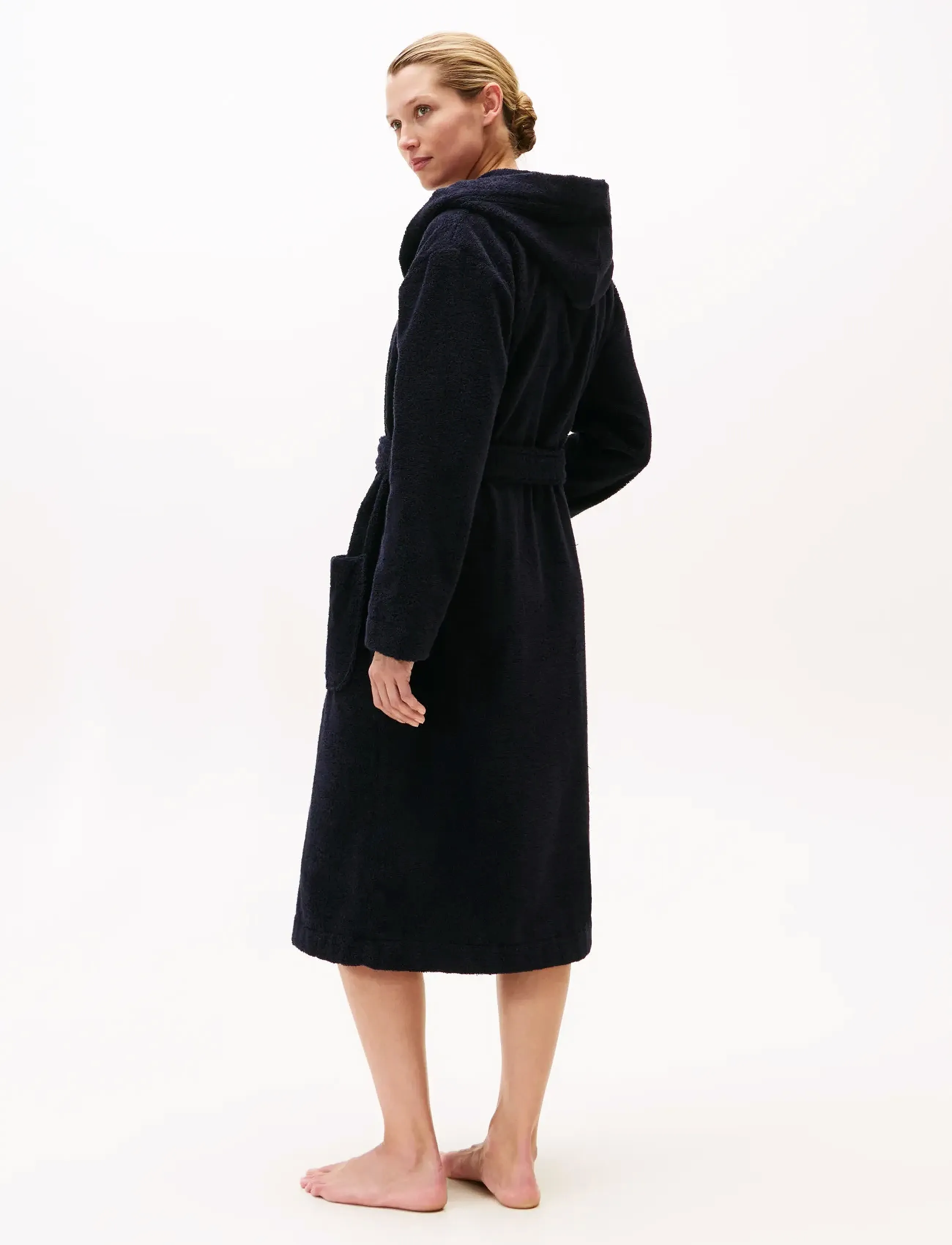 Tommy Hilfiger - TOWELLING BATHROBE - fødselsdagsgaver - desert sky - 4