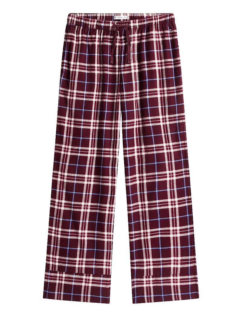 Tommy Hilfiger - LS FLNL SHIRT PJ PANTS SET - pidžaamad - tartan reiker burgundy - 2