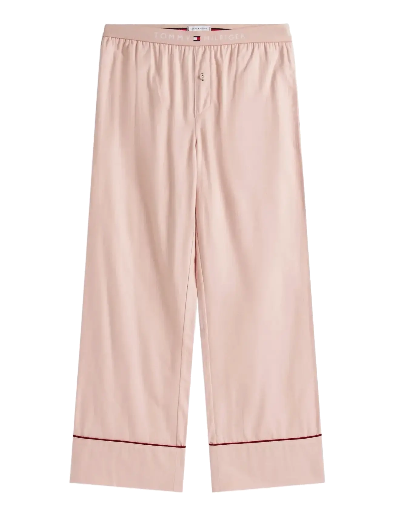 TOMMY HILFIGER Solid Flannel Hosen Pink - XS - Damen