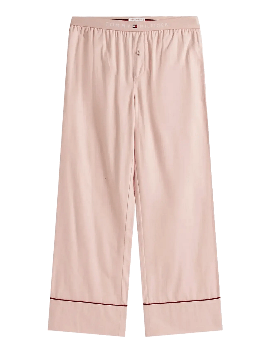 Tommy Hilfiger - SOLID FLANNEL PANTS - pyjamabroeken - foggy pink - 1