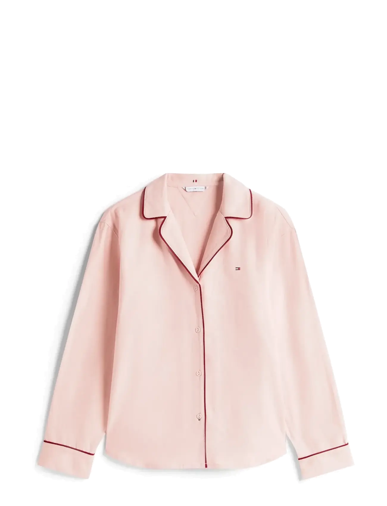 SOLID LS FLANNEL SHIRT - FOGGY PINK