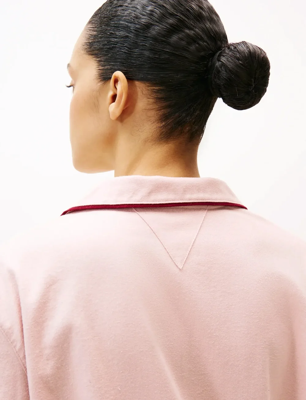 Tommy Hilfiger - SOLID LS FLANNEL SHIRT - Överdelar - foggy pink - 4