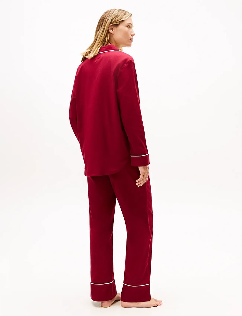 Tommy Hilfiger - SOLID LS FLANNEL SHIRT - oberteile - rouge - 2