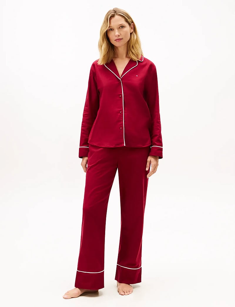 Tommy Hilfiger - SOLID LS FLANNEL SHIRT - oberteile - rouge - 3