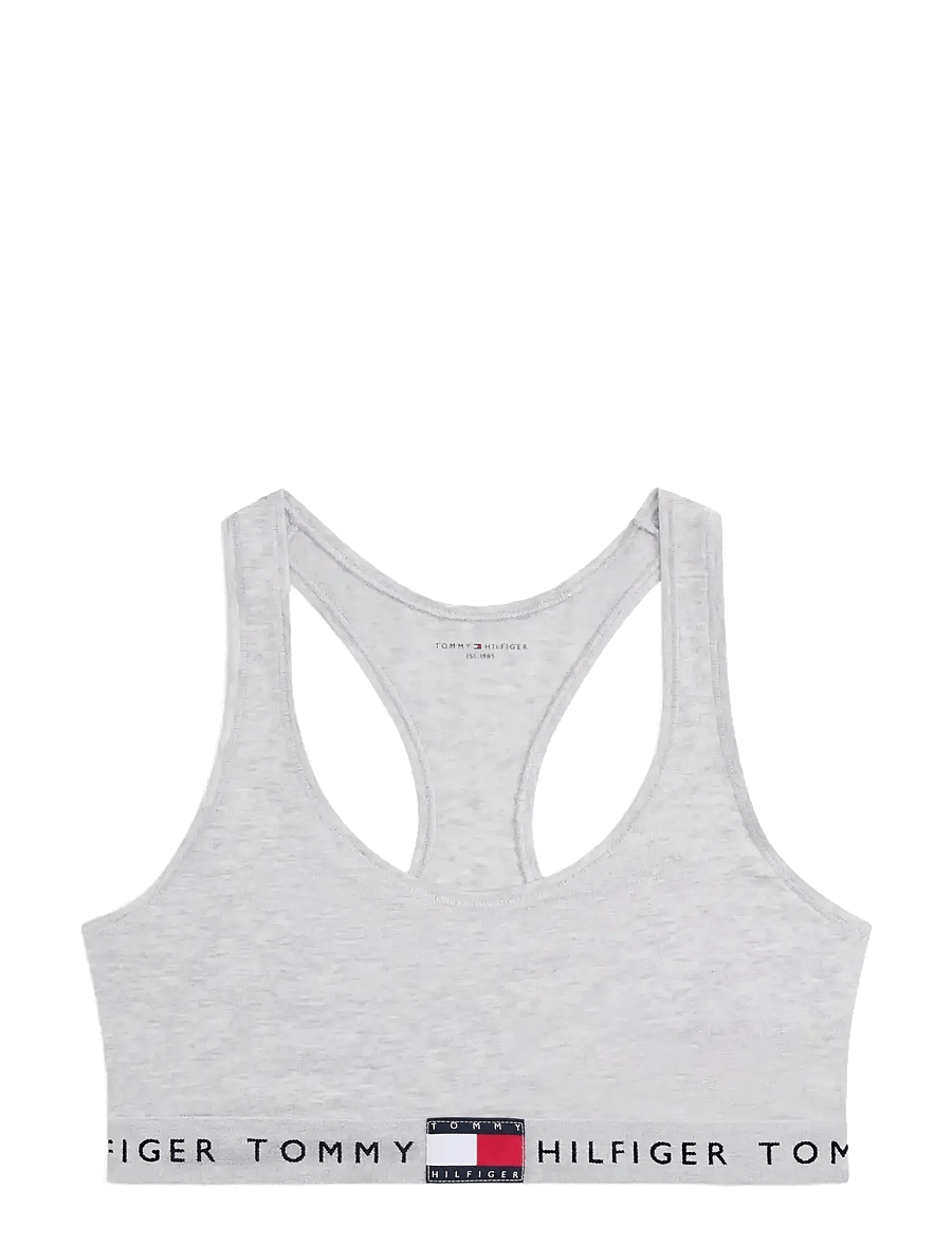Tommy Hilfiger - RACERBACK BRALETTE (EXT.SIZES) - singlet-bh-er - light grey heather - 3