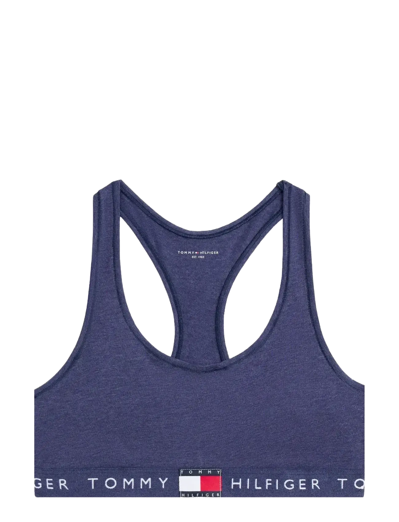 Tommy Hilfiger RACERBACK BRALETTE (EXT.SIZES) - BHs - NAVY HEATHER / navy