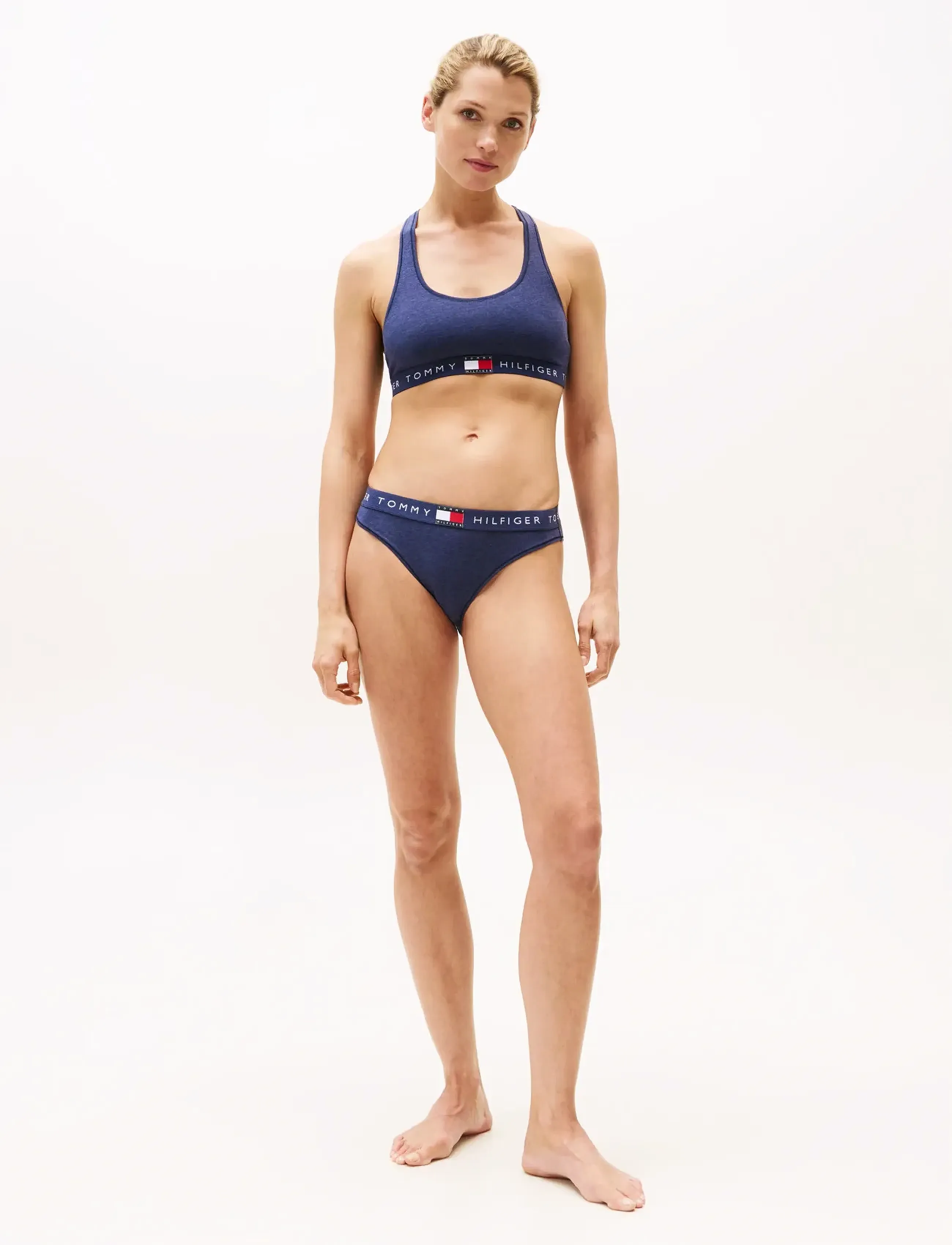 Tommy Hilfiger - RACERBACK BRALETTE (EXT.SIZES) - bløde bh'er - navy heather - 3