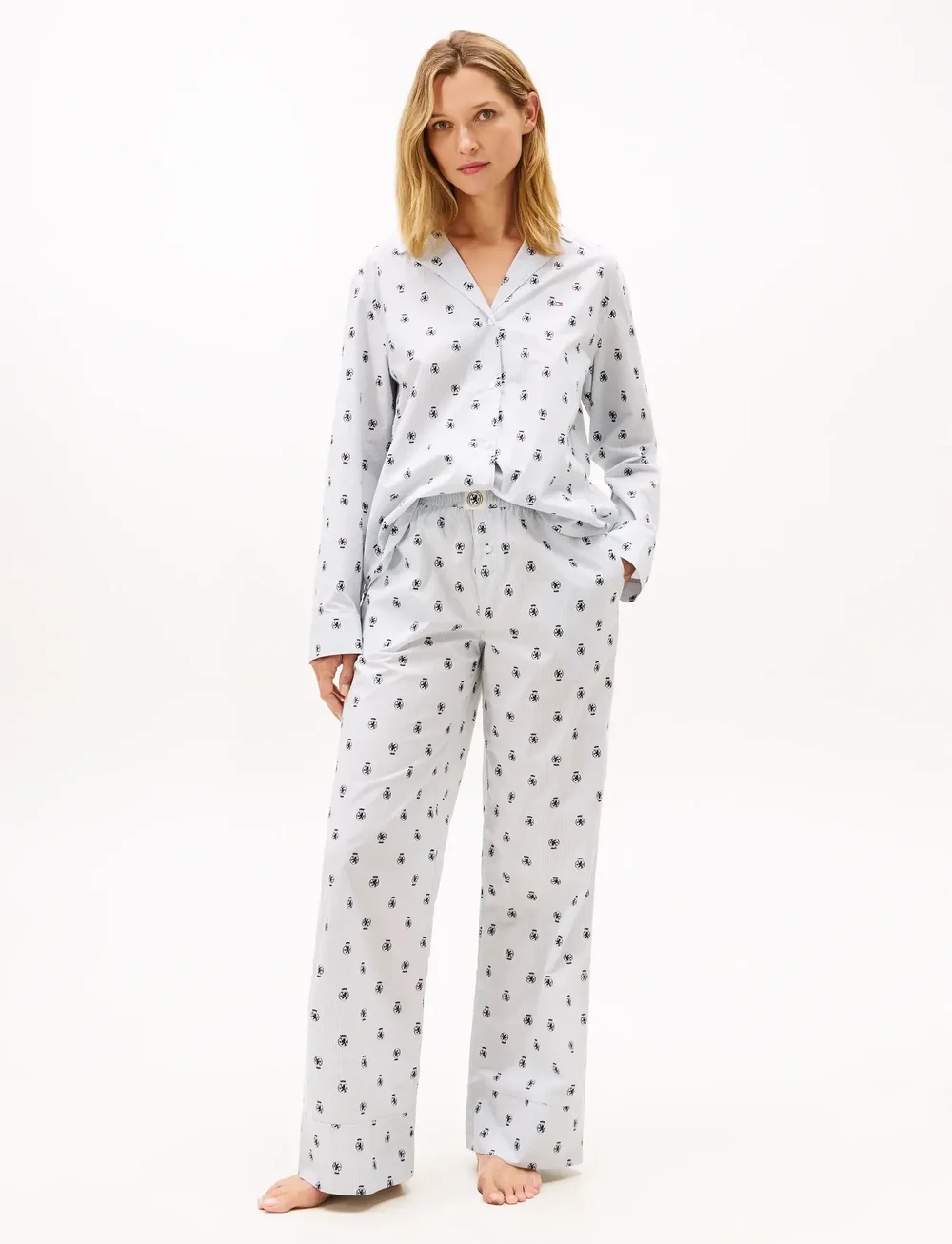 Tommy Hilfiger - PRT PANTS - pyjamasbyxor - ithaca crest aop - 3