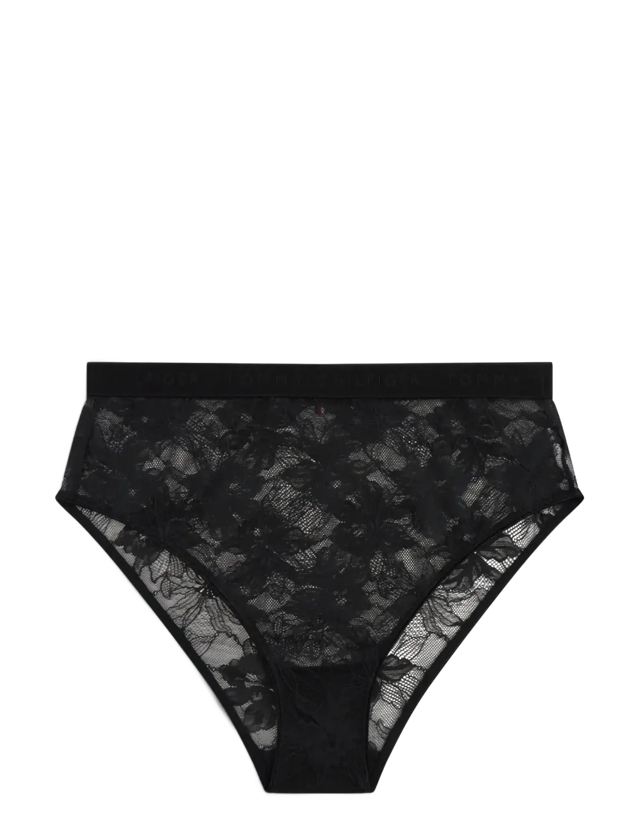 Tommy Hilfiger HIGH WAIST BIKINI - Midi & Maxi trusser - BLACK / black