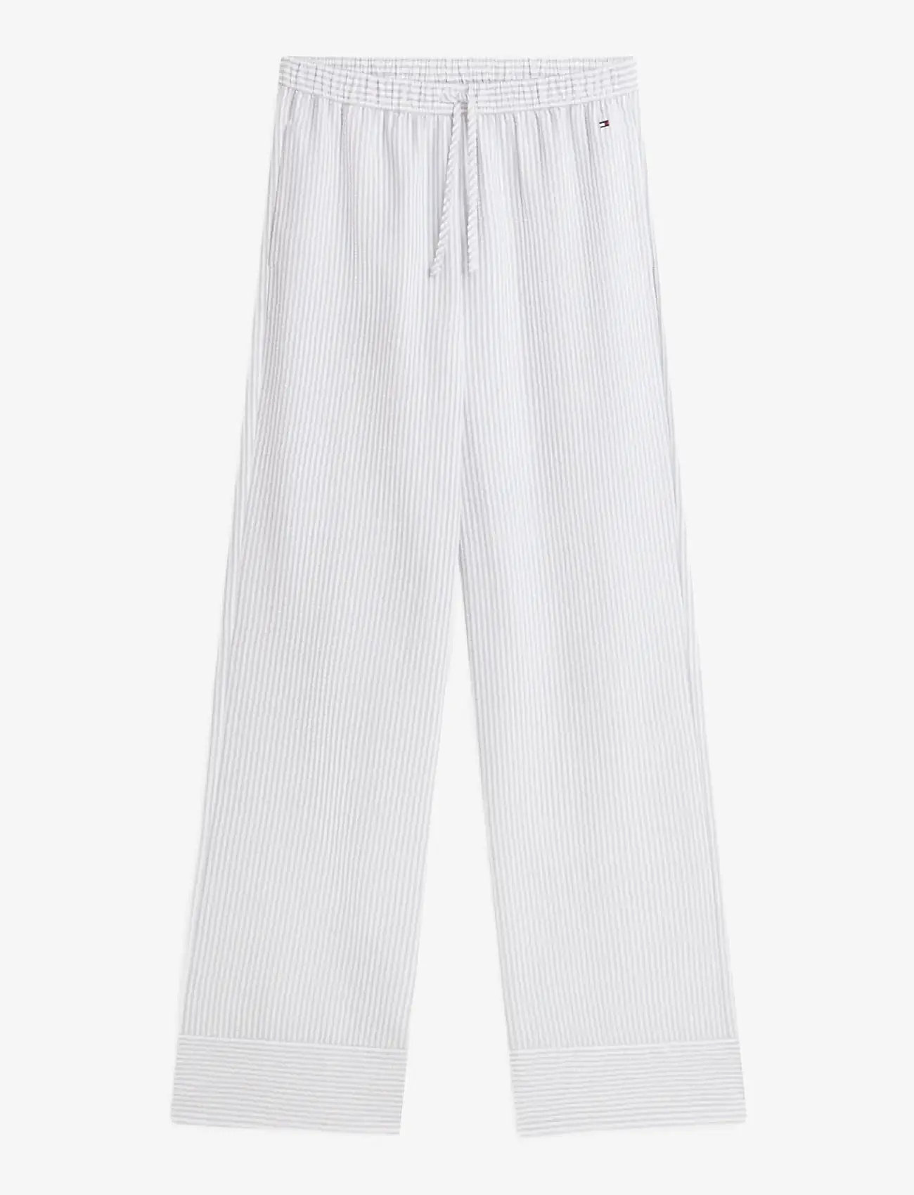 Tommy Hilfiger - SEERSUCKER PANTS - pyjamahose - ithaca brisk blue - 1