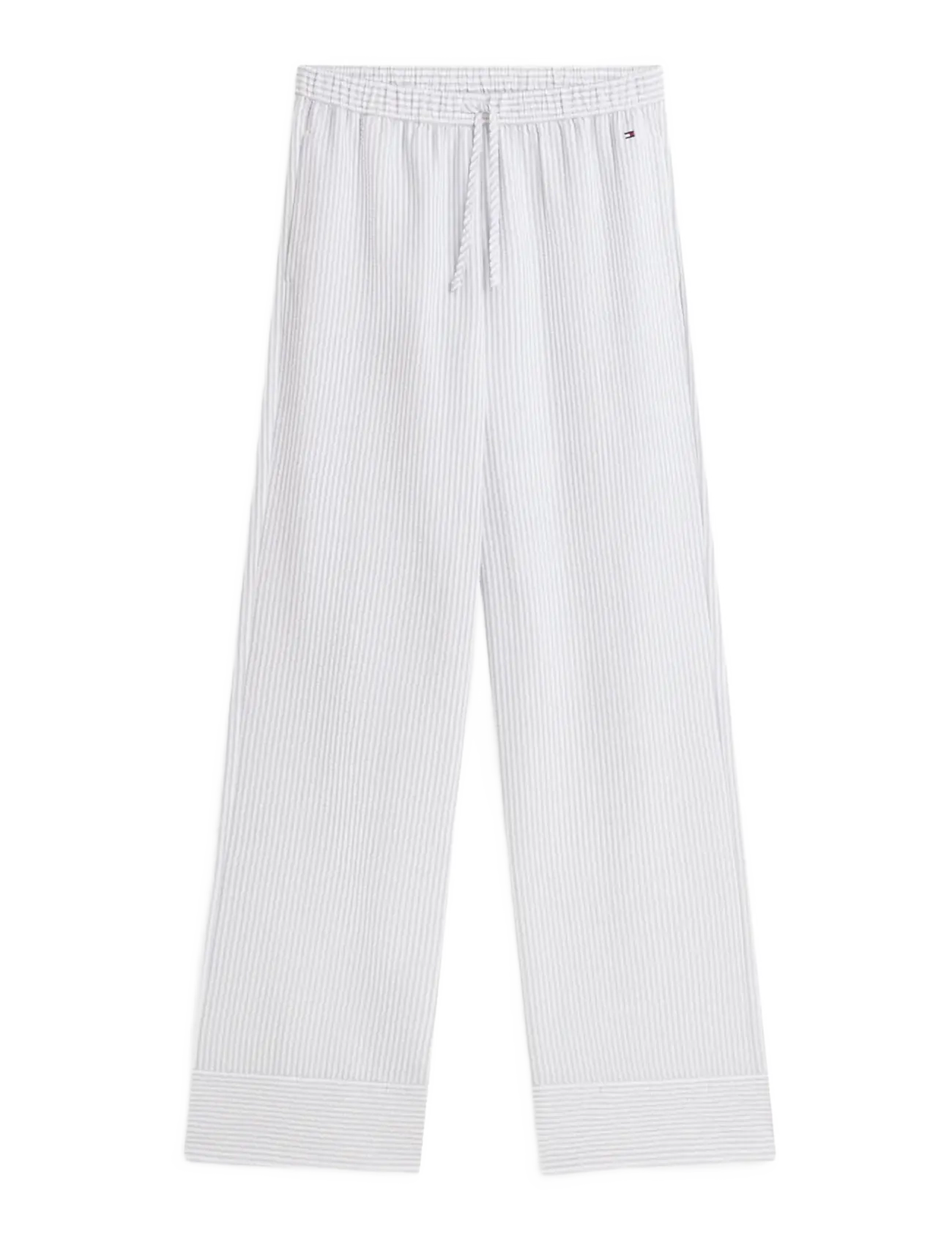 Tommy Hilfiger SEERSUCKER PANTS - Püksid - ITHACA BRISK BLUE / blue