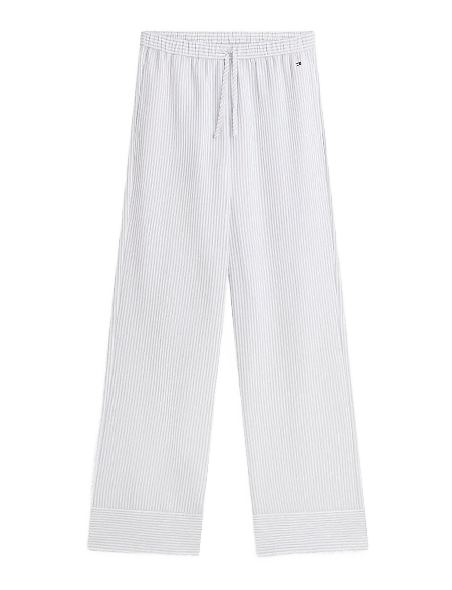 Tommy Hilfiger - SEERSUCKER PANTS - natbukser - ithaca brisk blue - 1