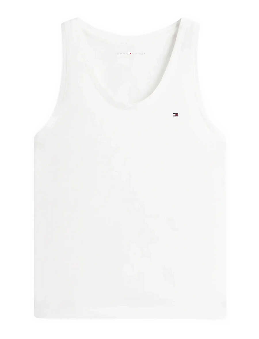 Tommy Hilfiger - JERSEY TANK TOP - topid - ecru - 1