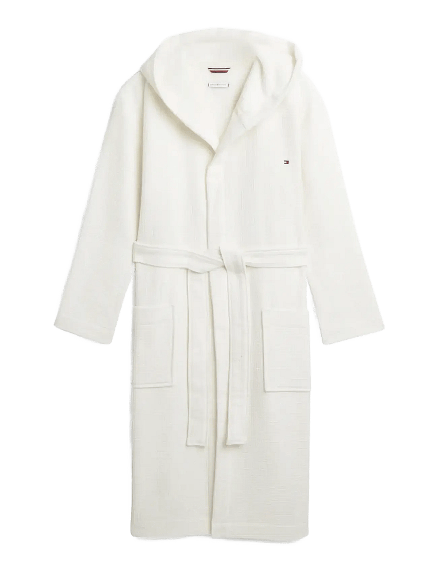 Tommy Hilfiger - WAFFLE ROBE - ecru - 1