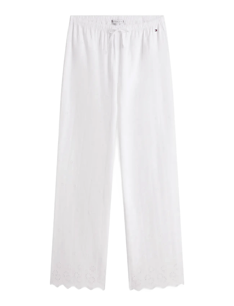 Tommy Hilfiger - EMBROIDERY PANTS - white - 1