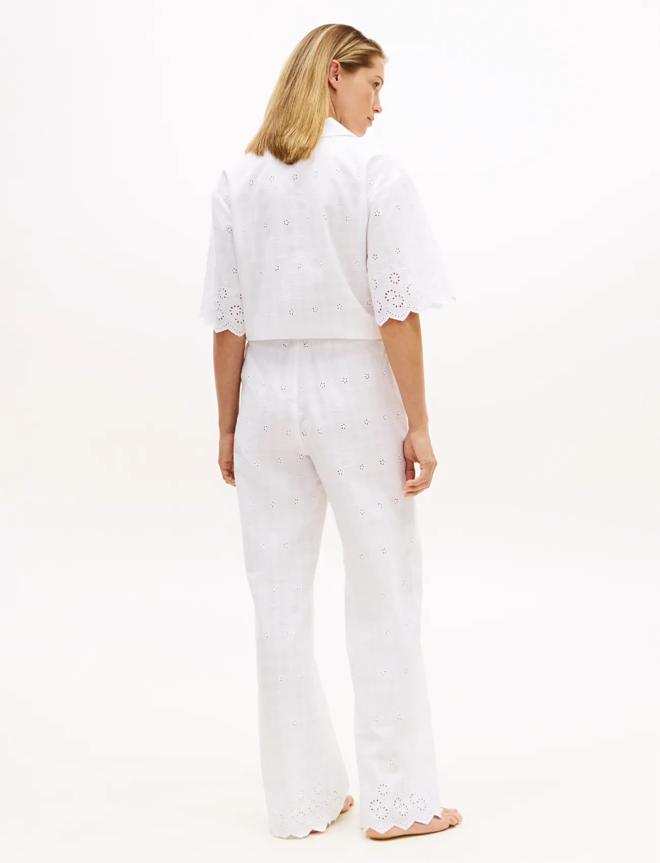 Tommy Hilfiger - EMBROIDERY PANTS - white - 2