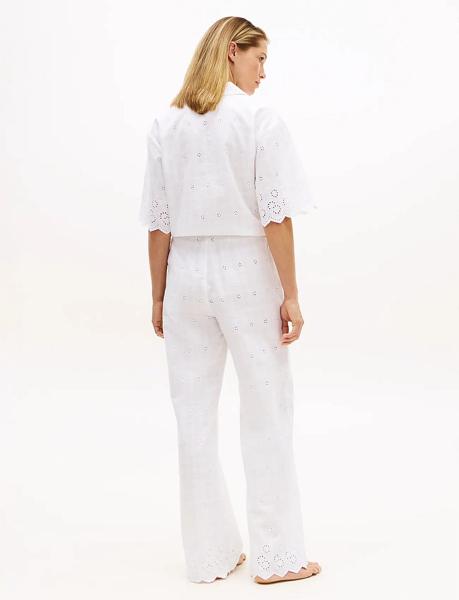 Tommy Hilfiger - EMBROIDERY PANTS - white - 2