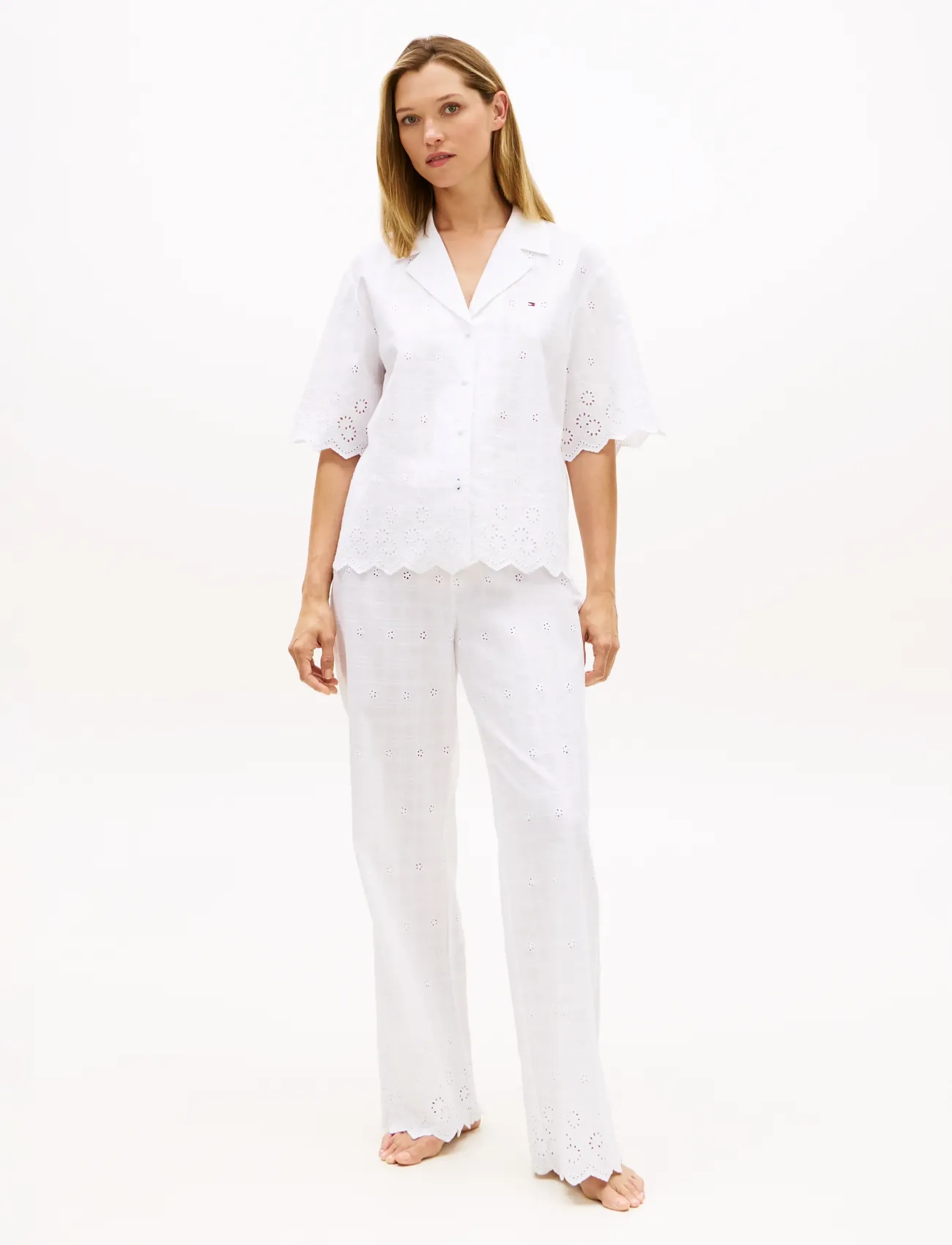 Tommy Hilfiger - EMBROIDERY PANTS - white - 3