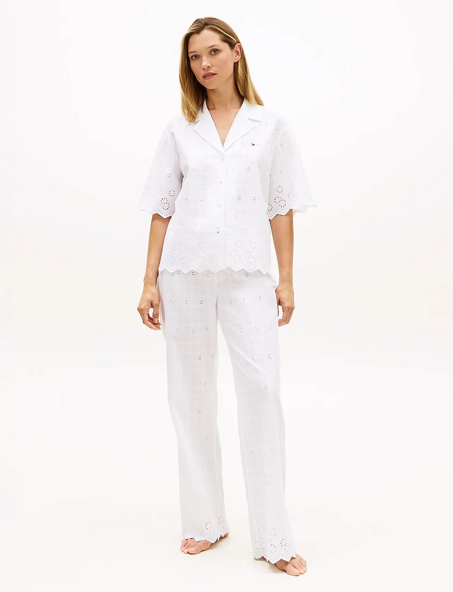 Tommy Hilfiger - EMBROIDERY PANTS - white - 3