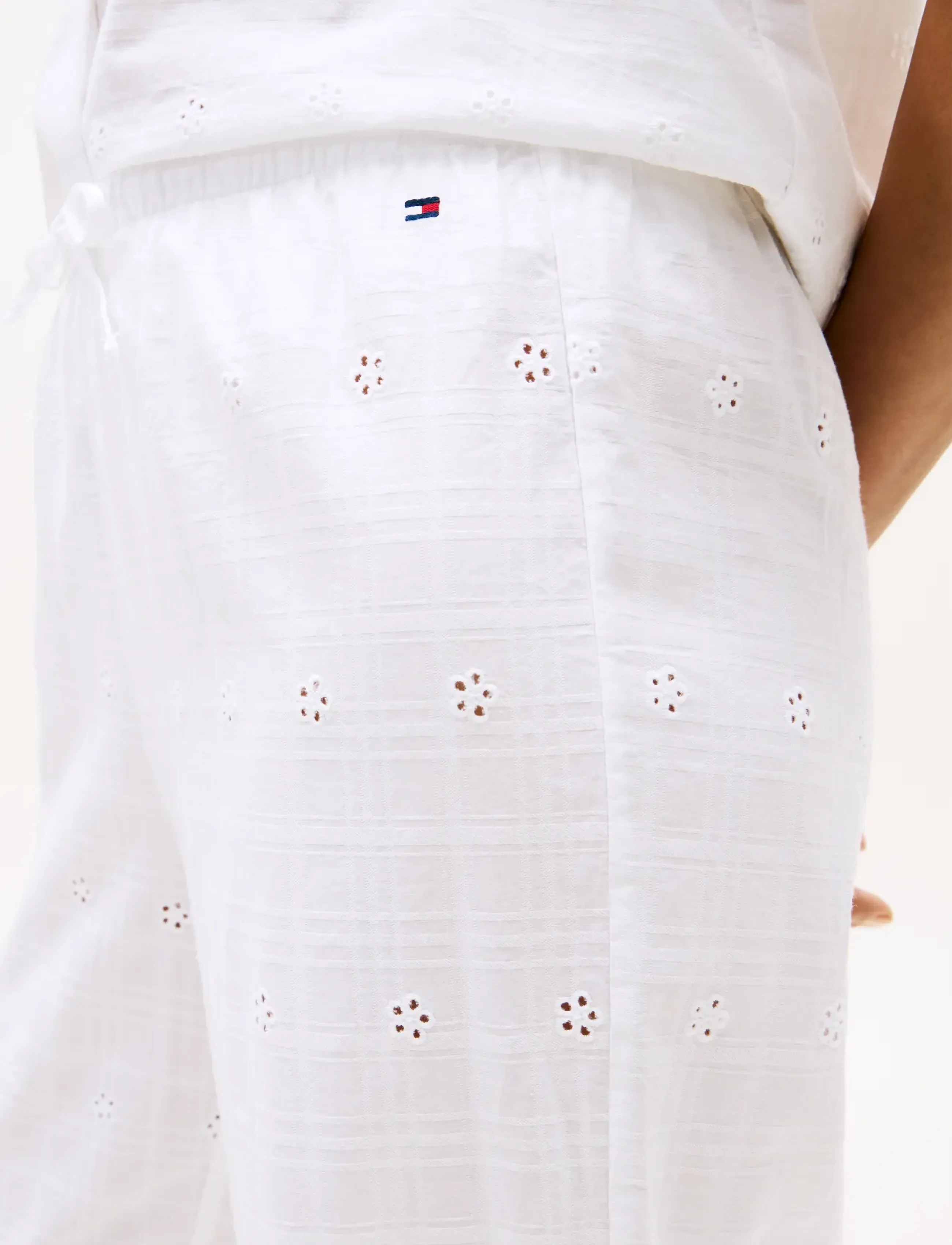 Tommy Hilfiger - EMBROIDERY PANTS - white - 4