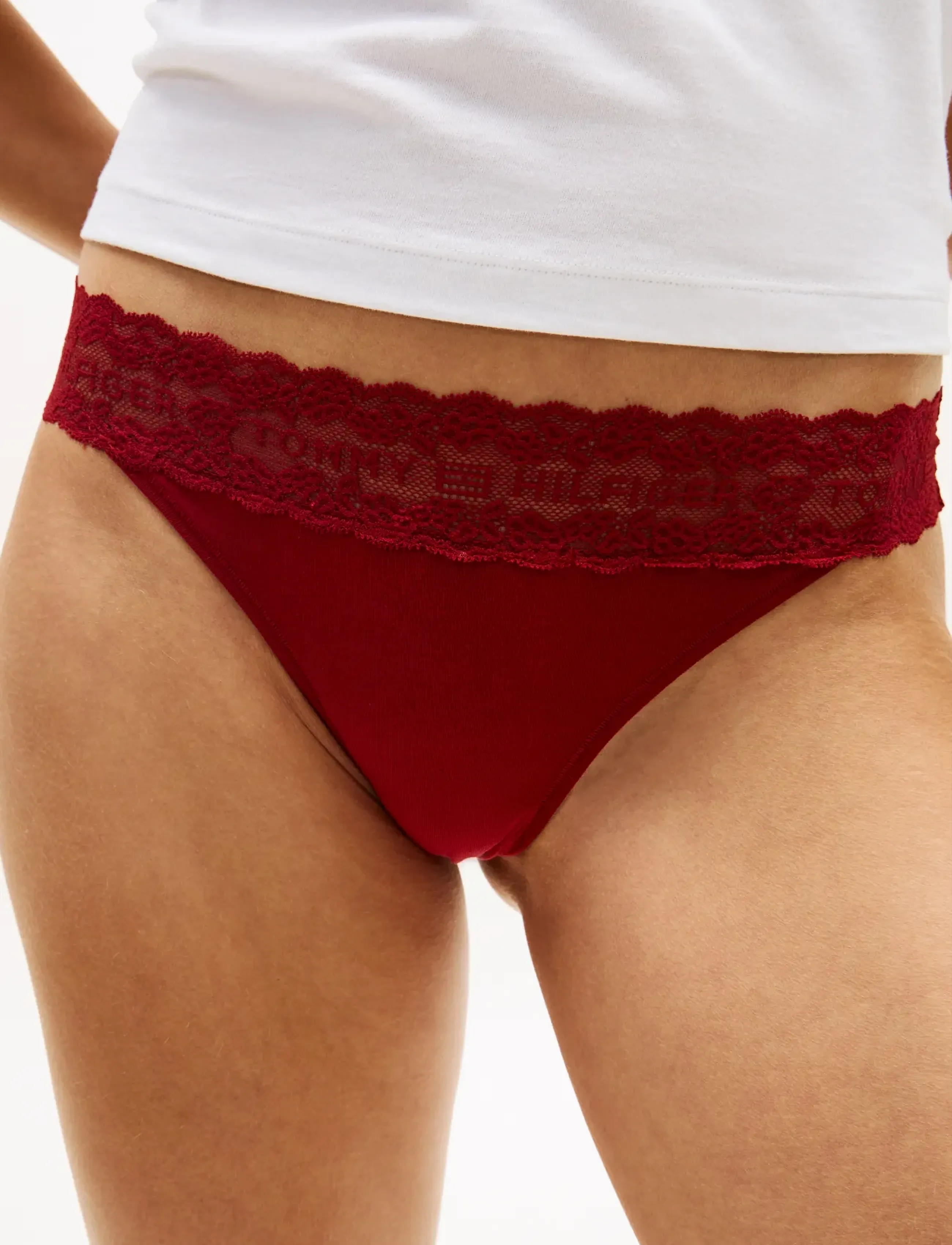 Tommy Hilfiger - 3 PACK TANGA THONG - tangas - bonita pink ivory dark magma - 3