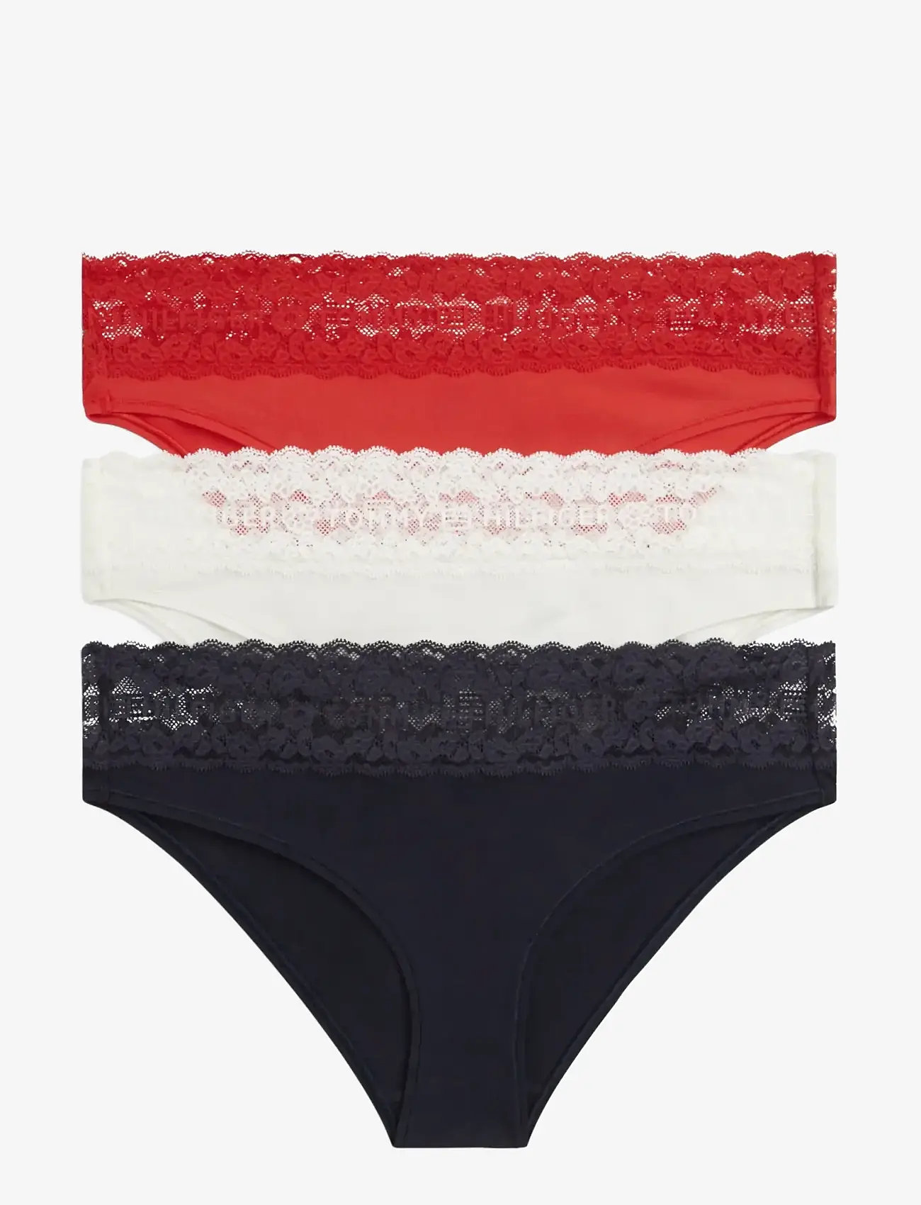 Tommy Hilfiger - 3 PACK BIKINI - briefs - firework ivory desert sky - 1