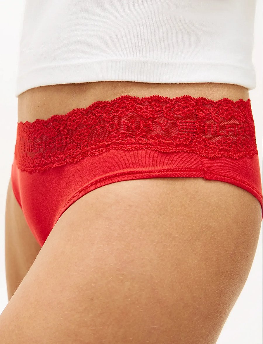Tommy Hilfiger - 3 PACK BIKINI - püksikud - firework ivory desert sky - 3