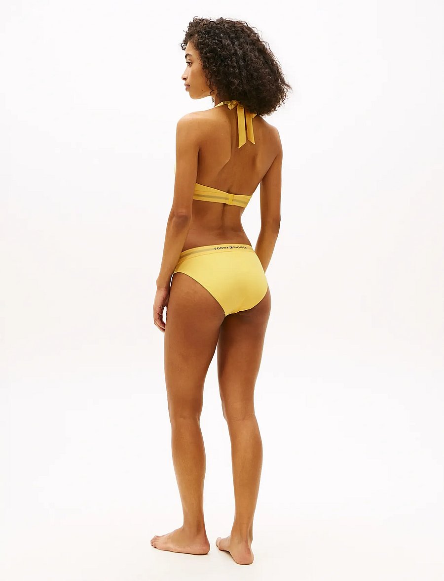 Tommy Hilfiger - HALTER RP - kolmnurksed bikiinid - citronella - 2