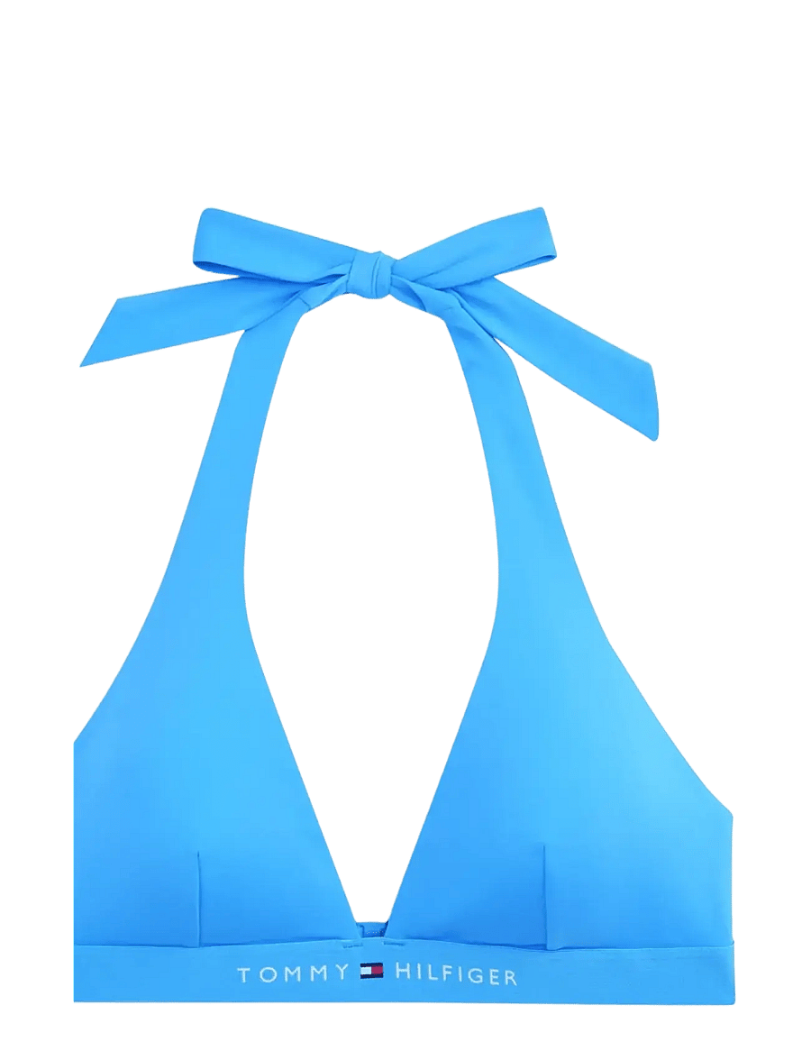 Tommy Hilfiger - HALTER RP - triangelformad bikinis - copenhagen blue - 1