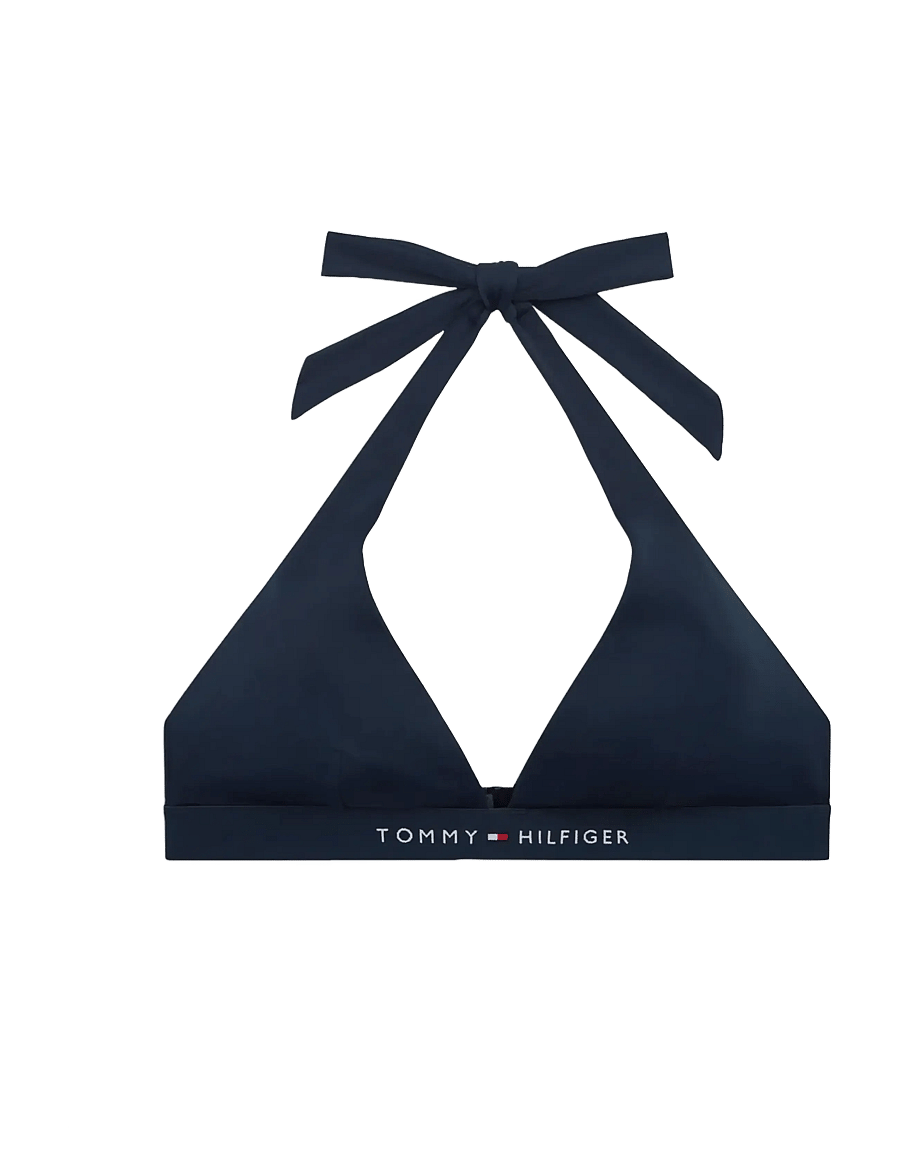 Tommy Hilfiger - HALTER RP - triangelformad bikinis - dark night navy - 1
