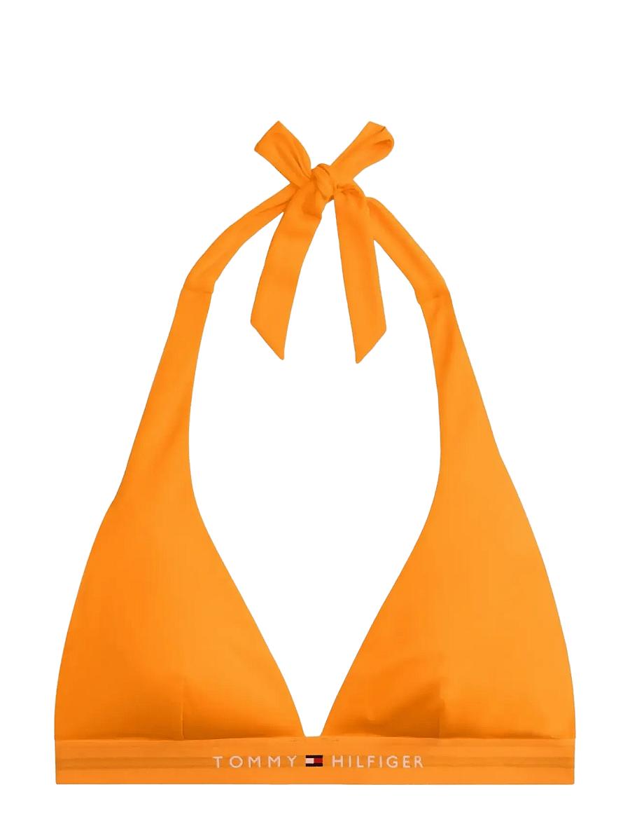 Tommy Hilfiger - HALTER RP - dreieck-bikini-oberteile - orange flash - 1