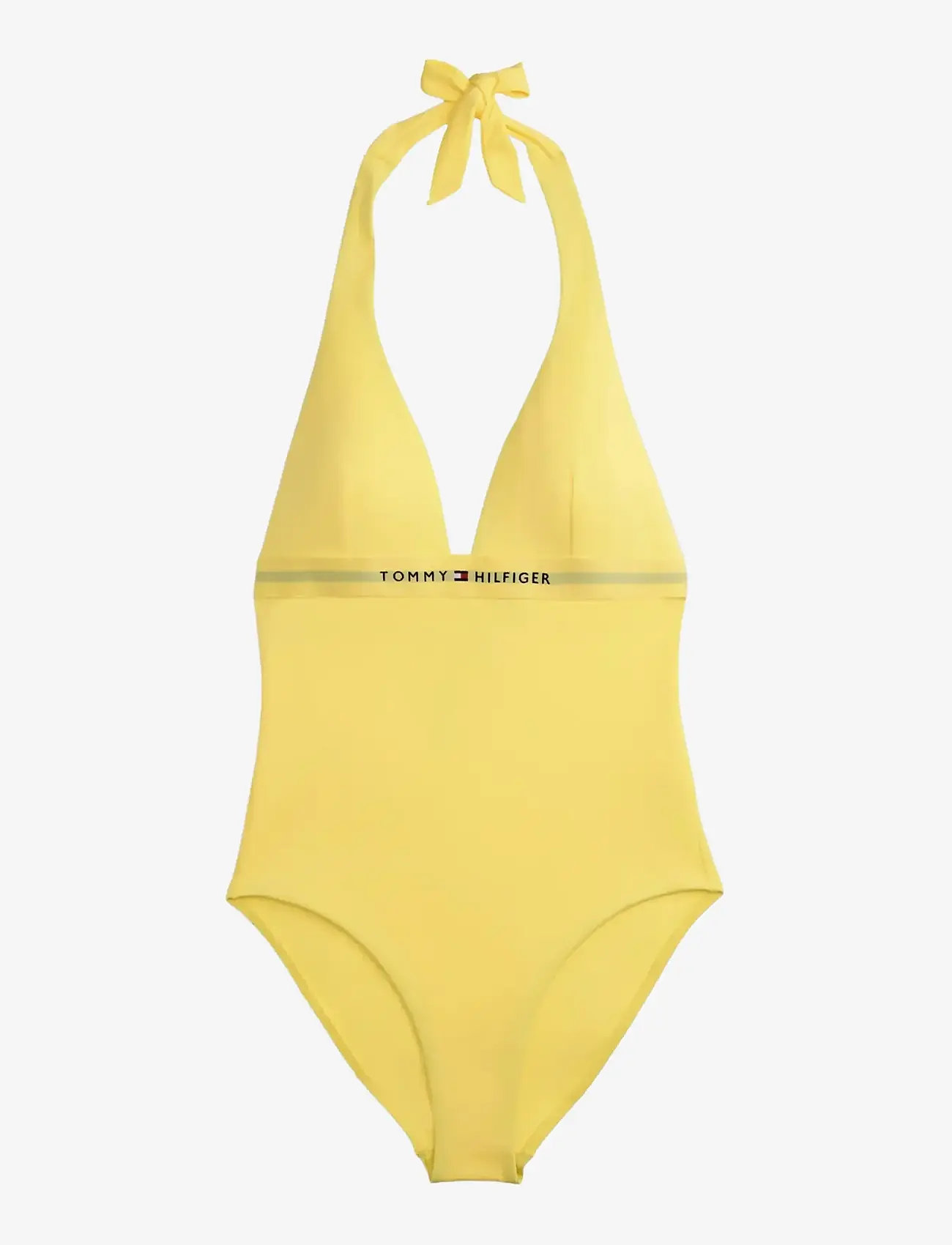 Tommy Hilfiger - HALTER RP OP - badedragter - citronella - 1