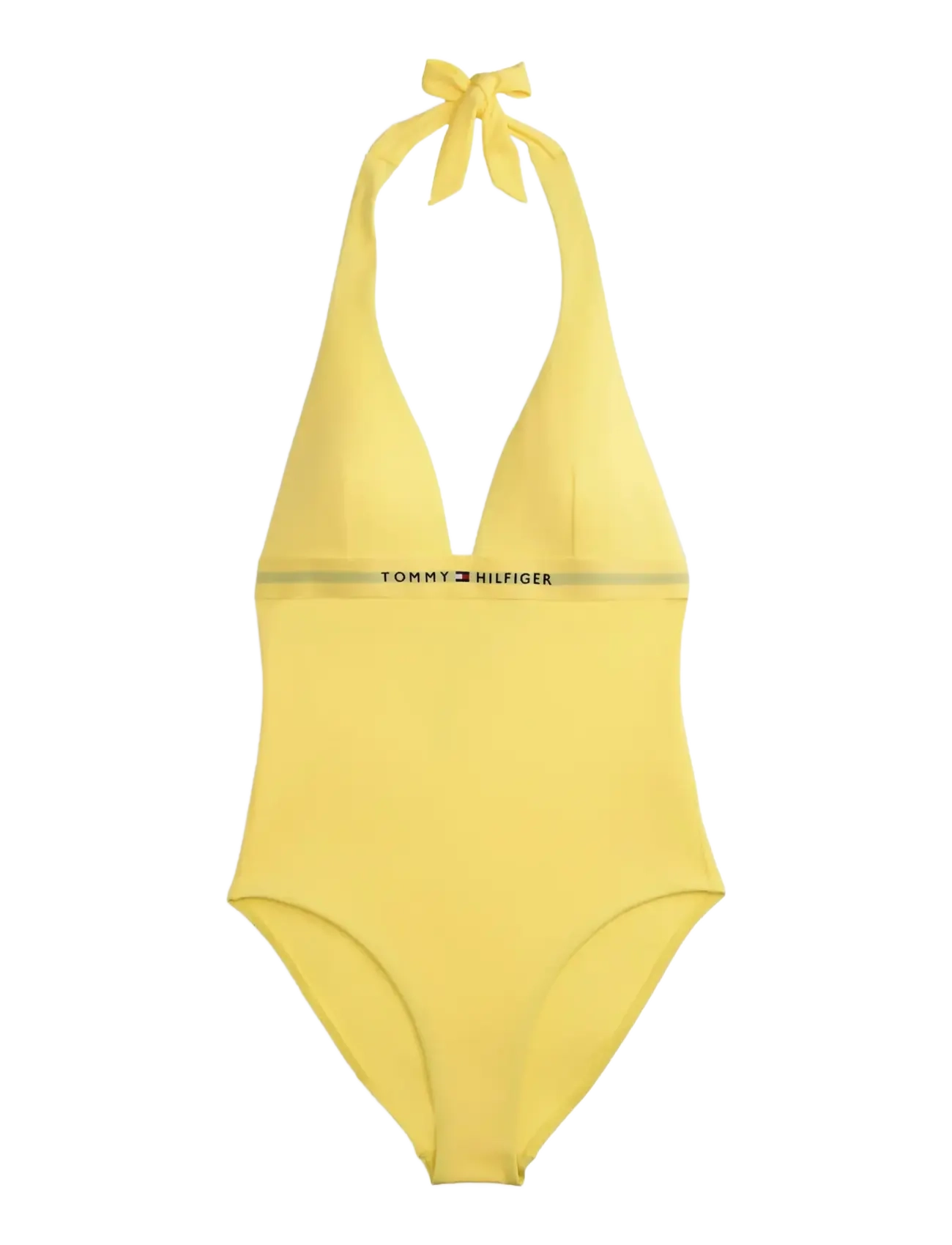 Tommy Hilfiger HALTER RP OP - Beachwear - CITRONELLA / yellow