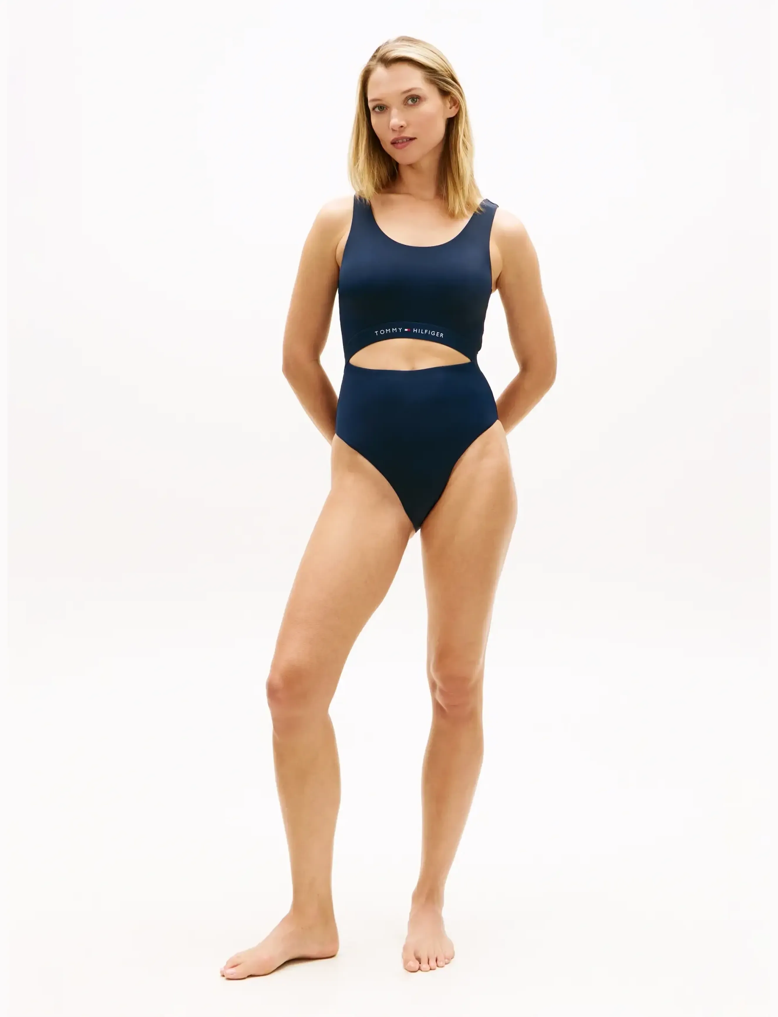 Tommy Hilfiger - CUT OUT ONE PIECE - trikood - dark night navy - 3