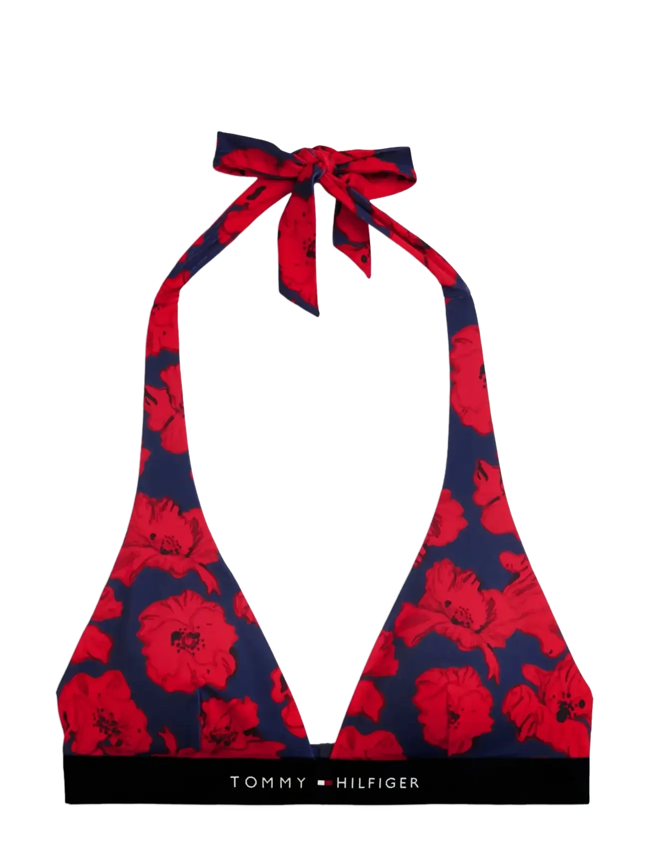 Tommy Hilfiger HALTER RP PRINT - Kleidung - POPPY DARK NIGHT NAVY / multi