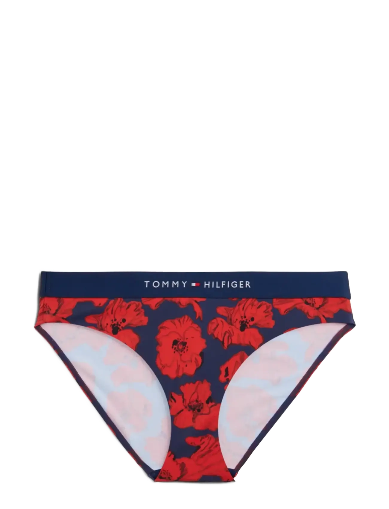 TOMMY HILFIGER Klassisch Bikini Print Navy - XL - Damen