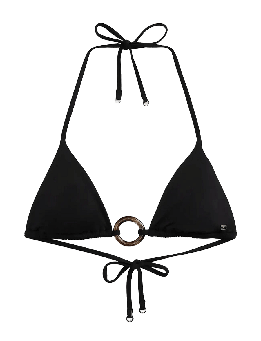 Tommy Hilfiger - TRIANGLE RP - trójkątny stanik bikini - pvh black - 1
