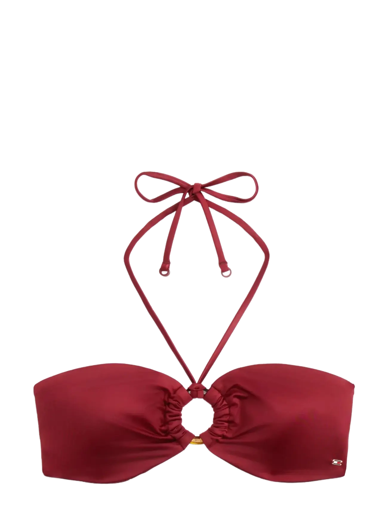 Tommy Hilfiger BANDEAU - Bademode - LIBERTY RED / burgundy