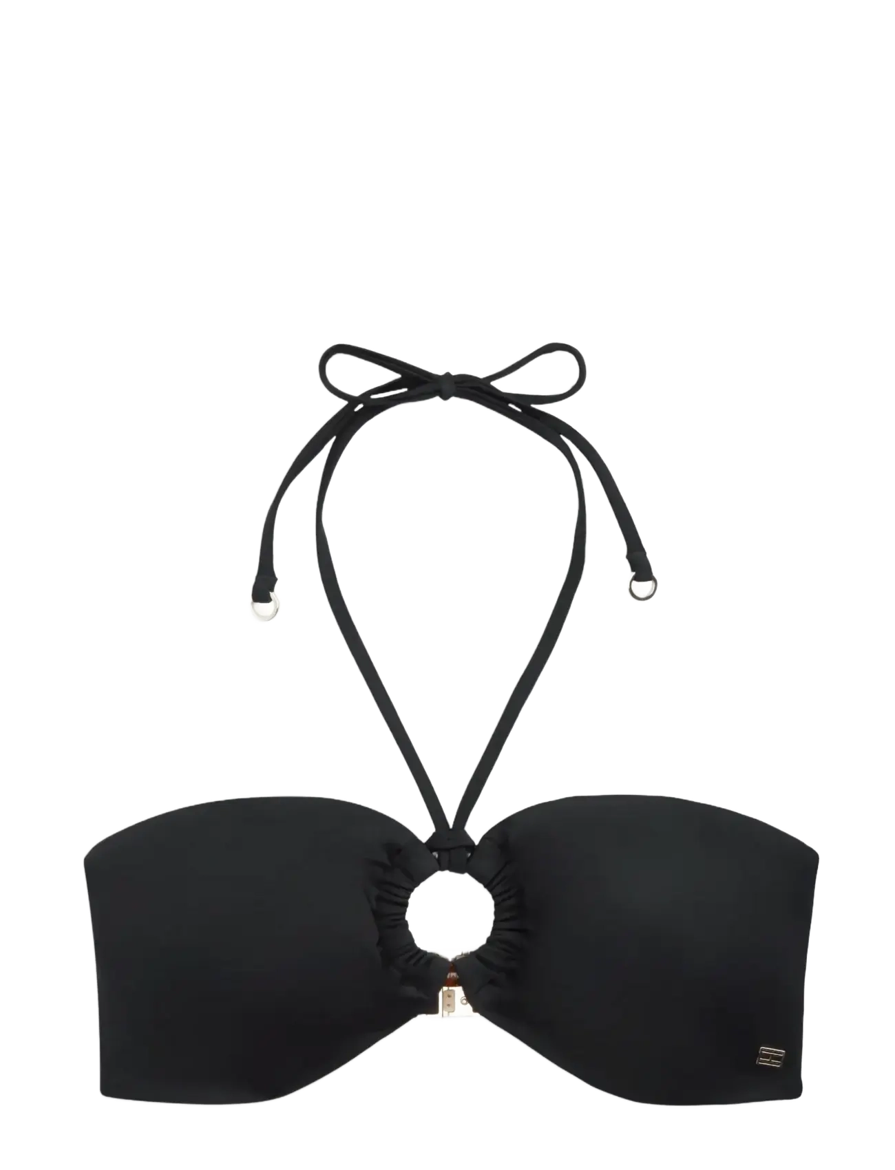 Tommy Hilfiger BANDEAU - Bikinis - PVH BLACK / black