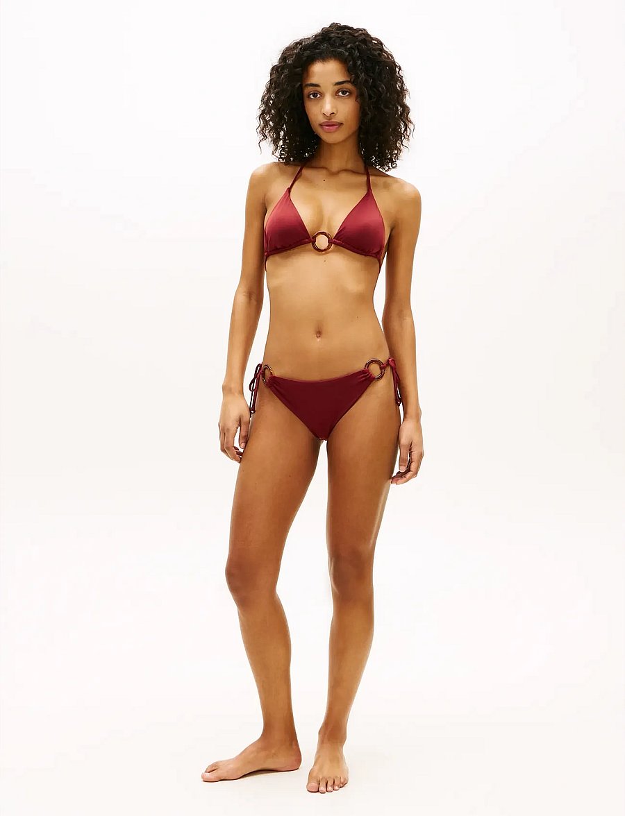 Tommy Hilfiger - V STRING SIDE TIE - side tie bikinitrosor - liberty red - 3