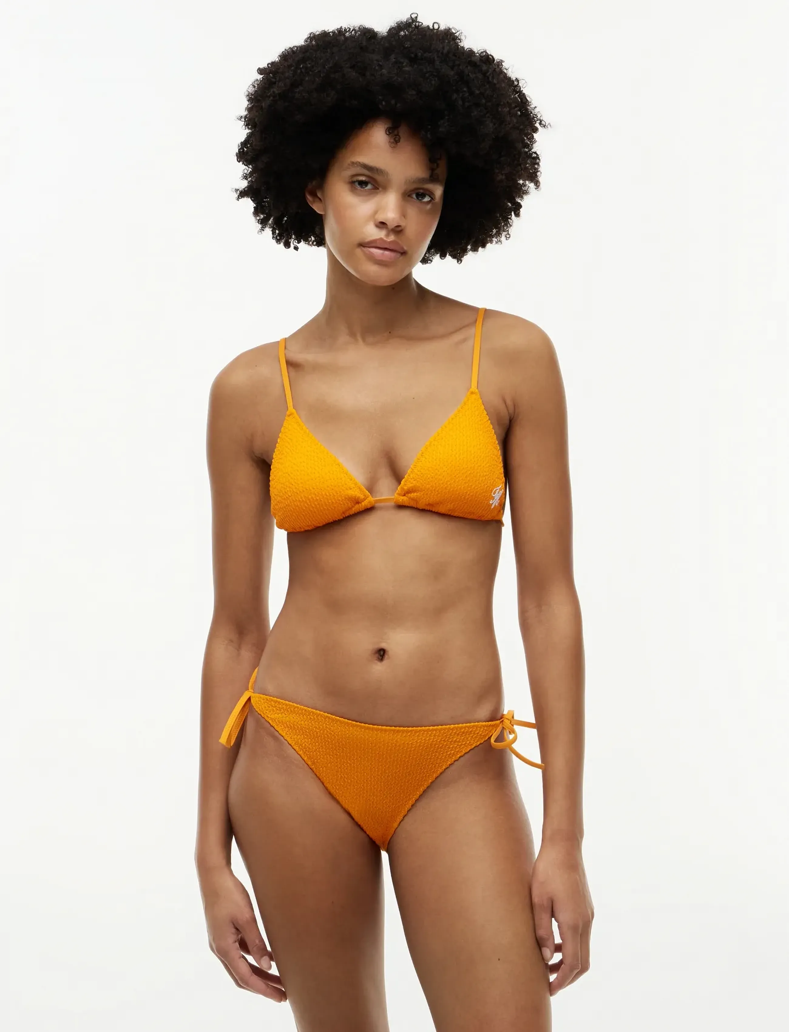 Tommy Hilfiger V STRING SIDE TIE - Tommy Hilfiger - ORANGE HYPE / orange
