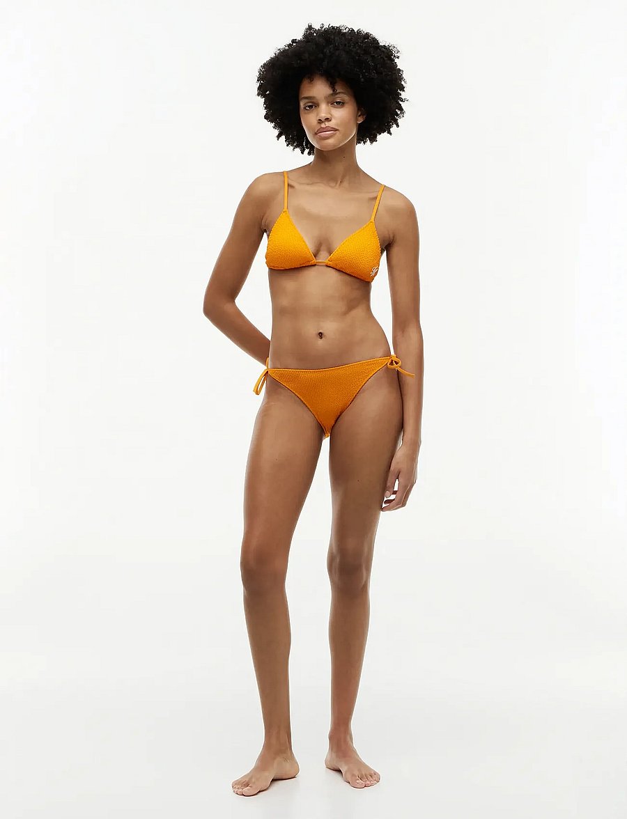 Tommy Hilfiger - V STRING SIDE TIE - side tie bikinitrosor - orange hype - 3