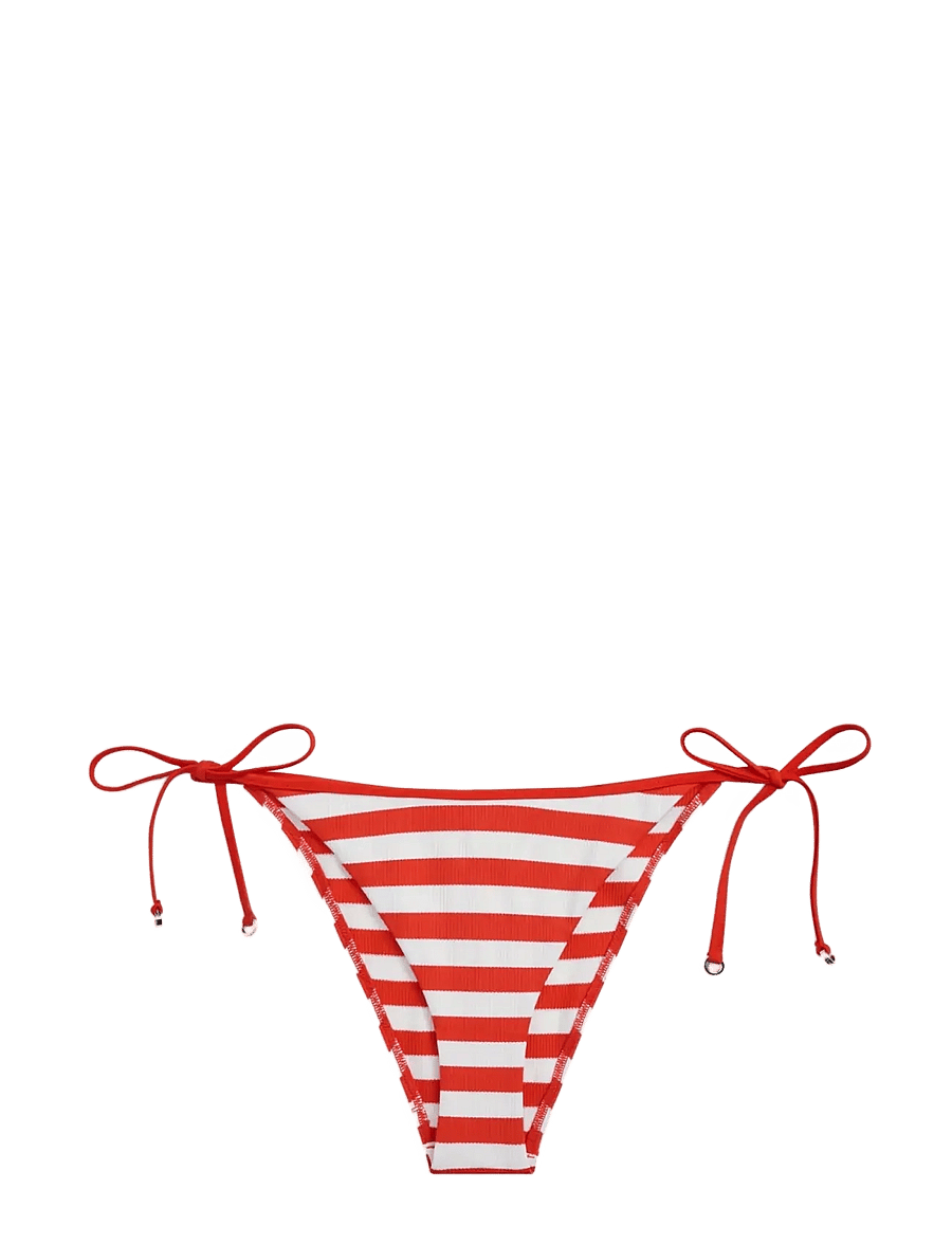 Tommy Hilfiger - V STRING SIDE TIE - küljele seotavad bikiinid - stripe fireworks calico - 1