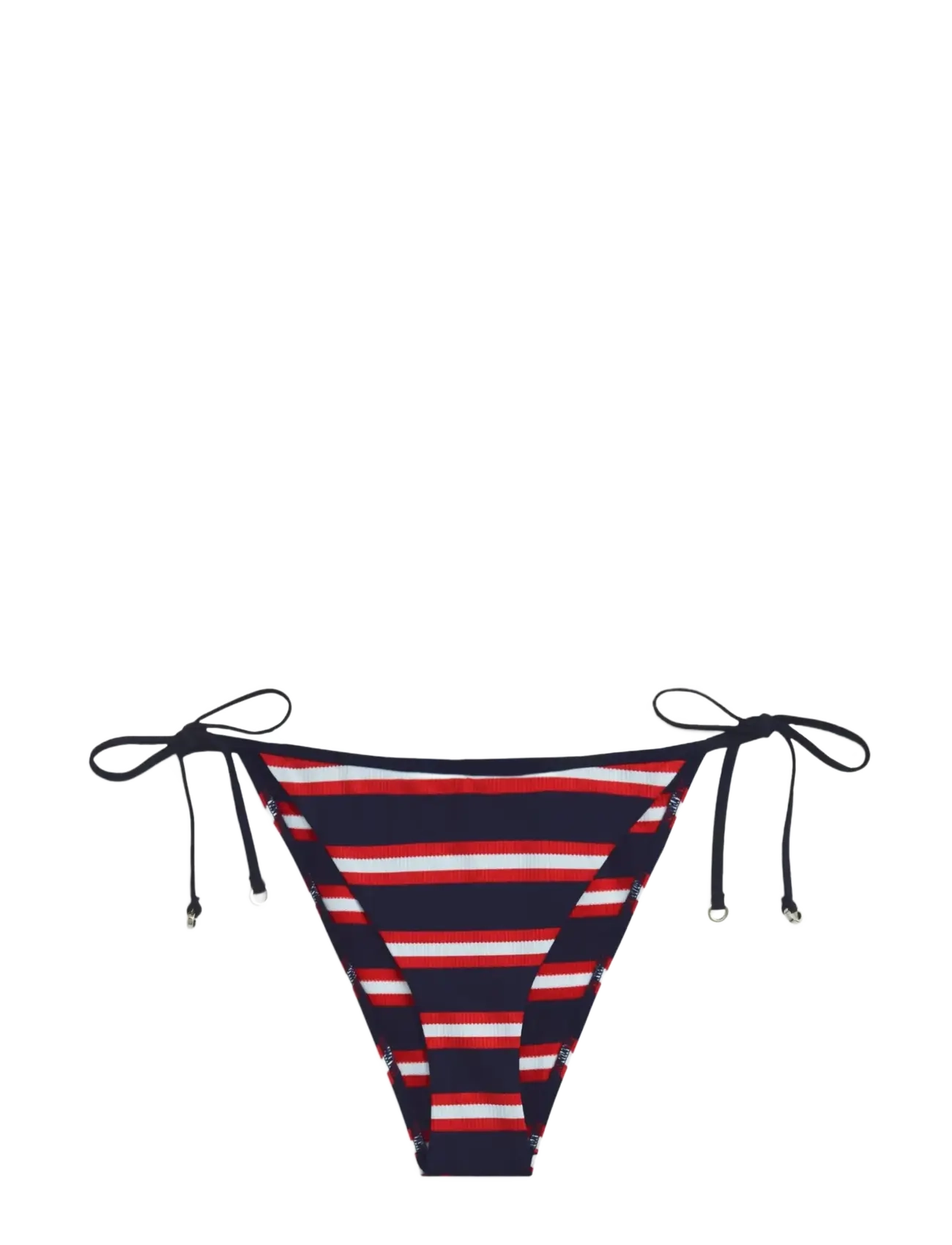 Tommy Hilfiger V STRING SIDE TIE - Bademode - NEW PREPPY STRIPE NAVY / navy