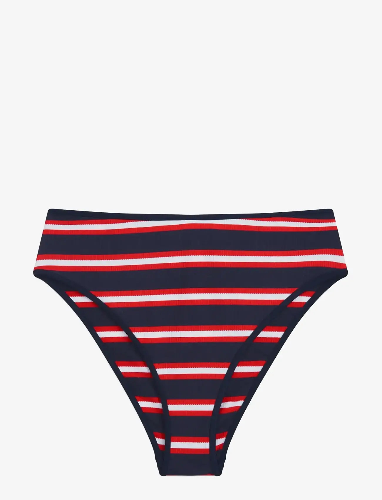Tommy Hilfiger - HIGH WAIST CHEEKY (EXT SIZING) - high waist bikini bottoms - new preppy stripe navy - 1