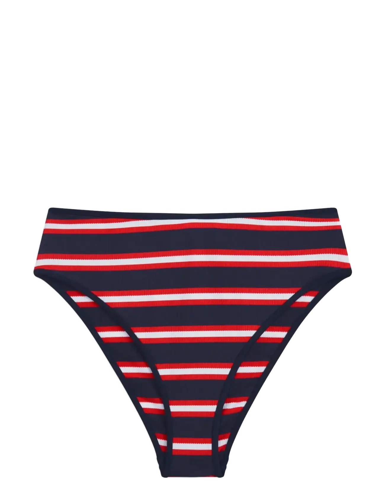 Tommy Hilfiger HIGH WAIST CHEEKY (EXT SIZING) - Bikini bottoms - NEW PREPPY STRIPE NAVY / navy